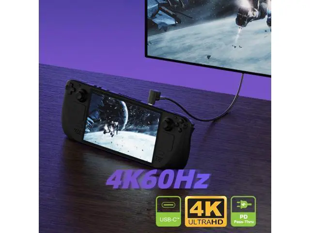 Alt view image 6 of 7 - HKCY 10Gbps USB3.1 Type C Male to Dual Female Power Data Splitter Adapter Up Angled Compatible with Steam Deck Laptop