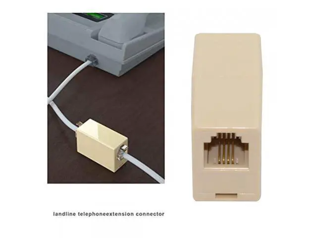 Alt view image 5 of 7 - 4pcs/lot 1-in-2-out 1-to-3 1-to-4 Way Outlet 6P4C RJ11 RJ12 Telephone Phone Modular Jack Line Splitter Adapter Extender