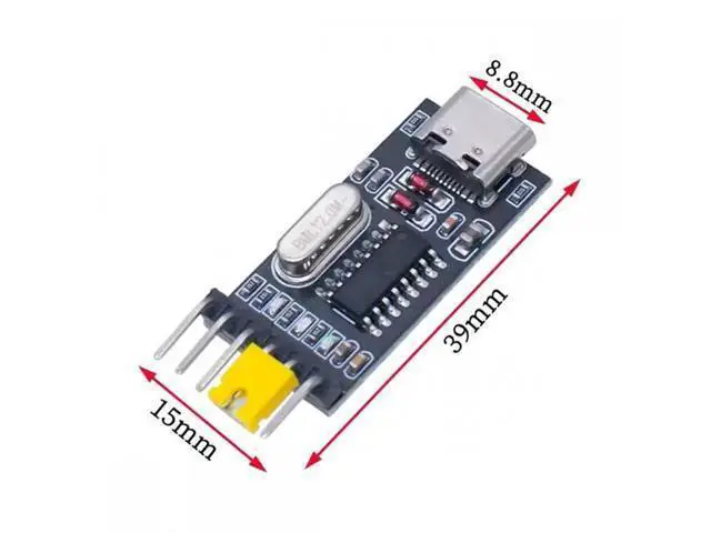 Alt view image 7 of 7 - Cable USB-C Type-C Female To TTL Converter UART STC Module Serial Programmer CH340G CH340 3.3V 5V Adapter Replace PL-2303