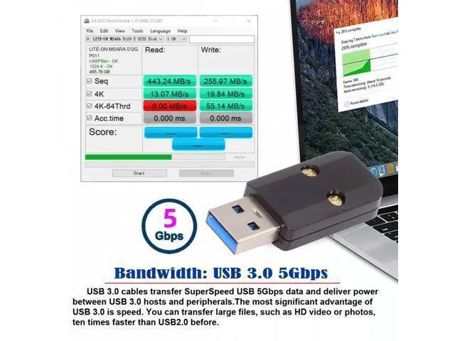 Alt view image 3 of 7 - USB 3.0 Type-A Male Plug Connector Solder Type with Aluminum Alloy Shell Black Customization for 6.0mm Cable
