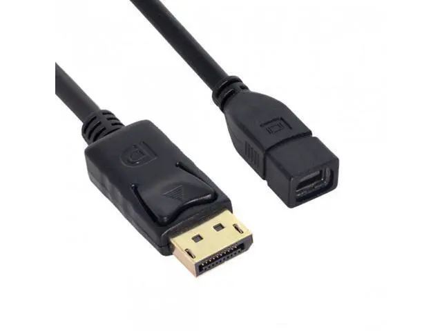 Alt view image 7 of 7 - SM DP DisplayPort Male to Mini DP DisplayPort Female Cable 20cm for Displays HDTV Monitor
