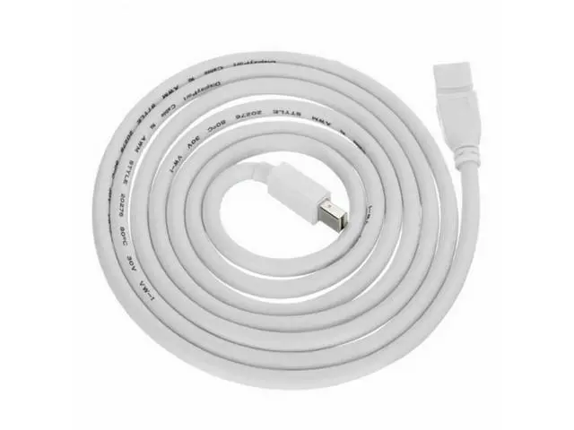 Alt view image 2 of 7 - 6ft Mini DisplayPort Male to Mini DP DisplayPort Female Extension Cable 1.8m (180cm)