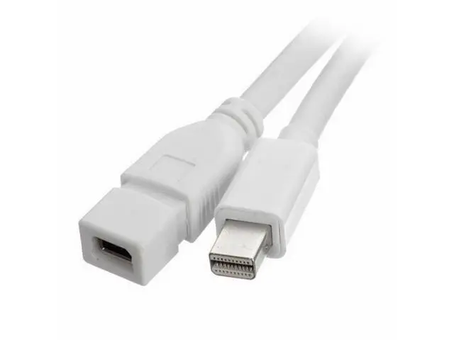 Alt view image 4 of 7 - 6ft Mini DisplayPort Male to Mini DP DisplayPort Female Extension Cable 1.8m (180cm)