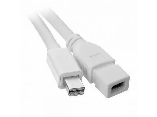 Alt view image 7 of 7 - 6ft Mini DisplayPort Male to Mini DP DisplayPort Female Extension Cable 1.8m (180cm)