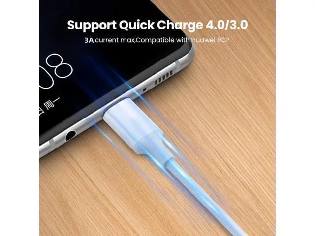 Alt view image 2 of 7 - 200cm White Type-C USB-C Male to Male USB 2.0 Version Data Cable Support PD 65W for Laptop Phone