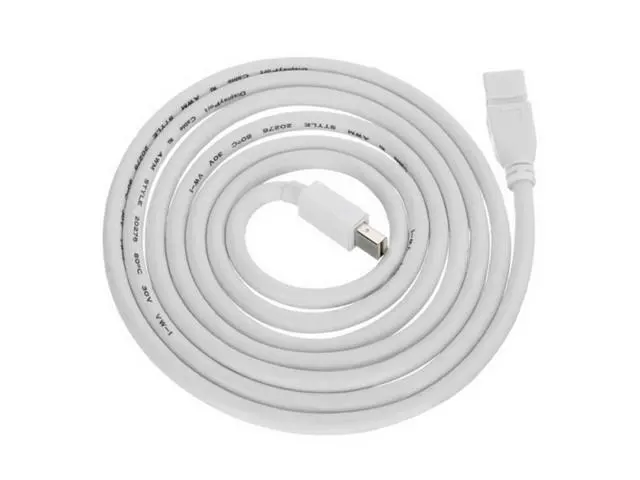Alt view image 4 of 5 - 6ft Mini DisplayPort Male to Mini DP DisplayPort Female Extension Cable 1.8m DP-019-1.8M