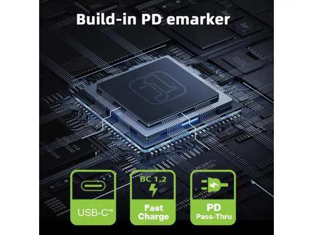 Alt view image 5 of 7 - Type-C Smart LED Display USB-C Female to Female Extension Adapter USB4.0 40Gbps 140W Current Voltage Monitoring Tester Detector