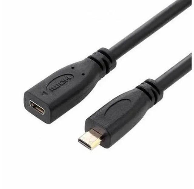 Main image of HDMI 1.4 D Type Micro HDMI Male to Micro HDMI Female M/F Extension Cable 30cm