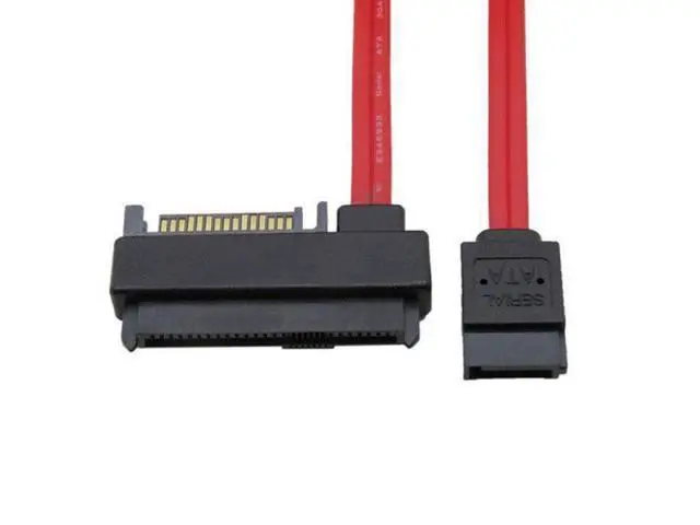 Alt view image 5 of 7 - HKCY SF-088 SFF-8482 SAS 29 Pin to 7 Pin SATA Hard Disk Drive Raid Cable with 15 Pin SATA Power Port