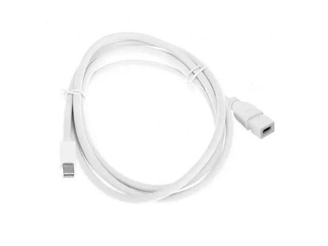 Alt view image 5 of 7 - SM 6ft Mini DisplayPort Male to Mini DP DisplayPort Female Extension Cable 1.8m