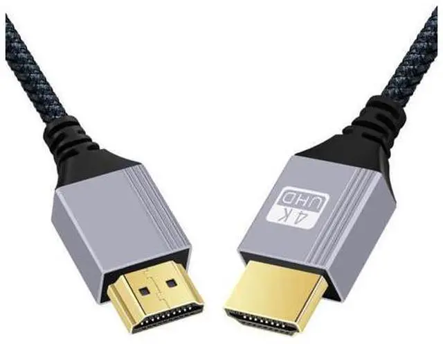 Main image of 0.3m HDMI 2.0 Male to HDMI Type-A Male 4K 60hz Cable with Sleeve Straight Connector for HDTV Computer Laptop Monitor