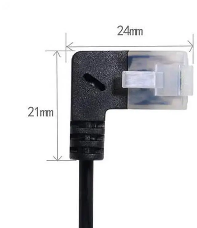 Alt view image 2 of 6 - 1.0M Ultra Slim Cat6 Ethernet Cable RJ45 Left Angled to Straight UTP Network Cable Patch Cord 90 Degree Cat6a Lan for Laptop Router TV BOX