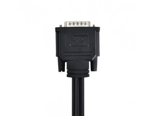 Alt view image 4 of 7 - SM DMS-59pin Male to Dual 15Pin VGA RGB Female Splitter Extension Cable for PC Graphics Card