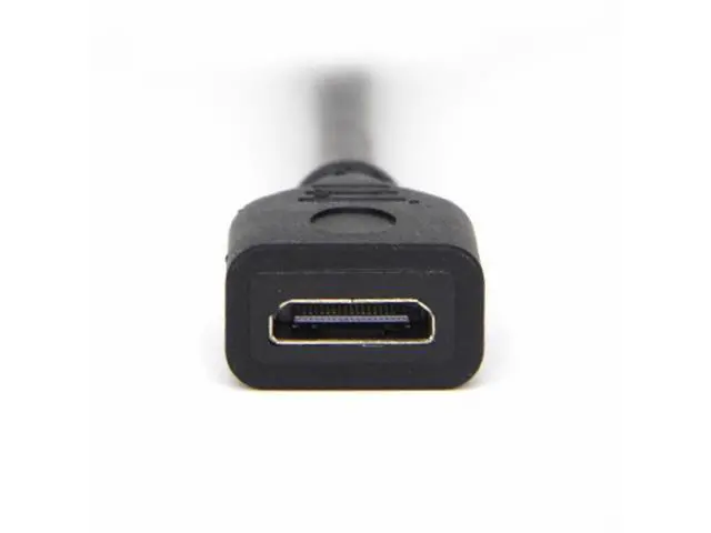 Alt view image 4 of 7 - 15cm Mini HDMI Type-C Socket Female to Mini HDMI Male Adapter Extension Cable for Camera HDTV 4K 1080P