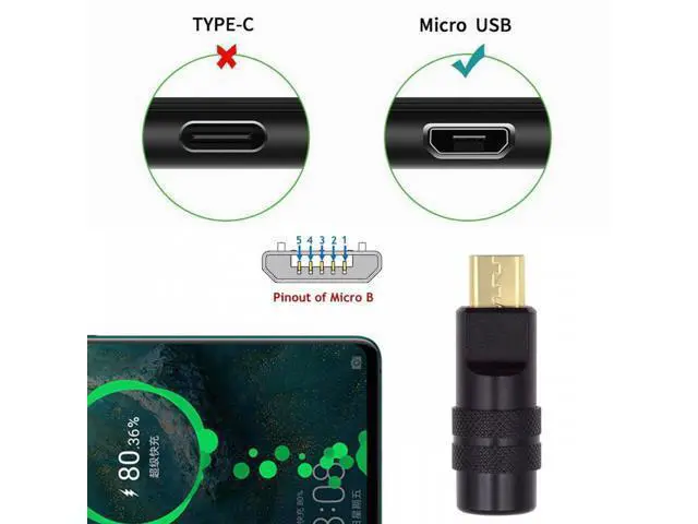 Alt view image 5 of 7 - Micro USB2.0 5Pin Male Plug Connector Solder Type with Aluminum Alloy Shell Black Customization for 4.0mm~6.0mm Cable