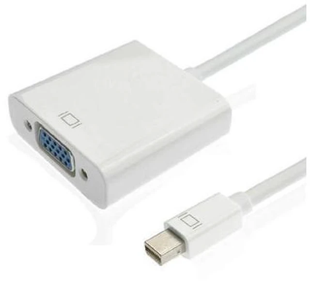 Alt view image 2 of 7 - SM Active Mini Displayport DP to VGA RGB Female Adapter Cable for Macbook Minitor Projector