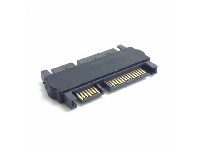 Alt view image 3 of 7 - SM 3.5" & 2.5inch SATA 22Pin 7+15 Male to SATA 22P 7+15 Male extension convertor Straight adapter