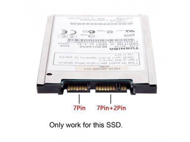 Alt view image 7 of 7 - HKCY SA-076 1.8" Micro SATA SSD HDD Hard Disk Drive to 2.5" SATA Laptop Notebook Adapter PCB