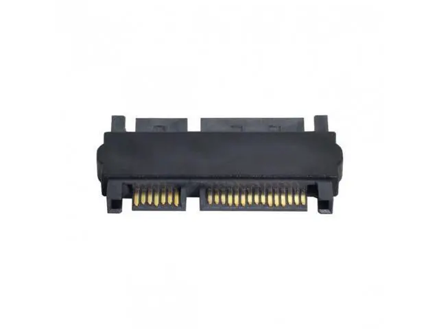 Alt view image 5 of 7 - SM 3.5" & 2.5inch SATA 22Pin 7+15 Male to SATA 22P 7+15 Male extension convertor Straight adapter