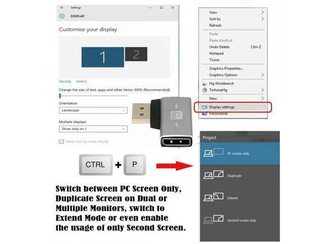 Alt view image 6 of 7 - Left Angled DisplayPort 1.4 Male to DP Female 8K 60hz Adapter Ultra-HD UHD 4K 144hz 90 Degree for Video PC Laptop Monitor