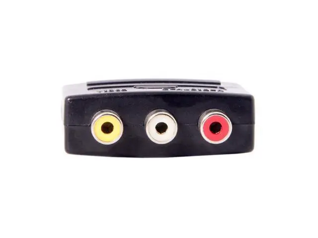Alt view image 4 of 6 - Audio Video Composite 3 RCA AV to Scart 21pin Adapter for Microsoft Xbox & Europe HDTV RC-115