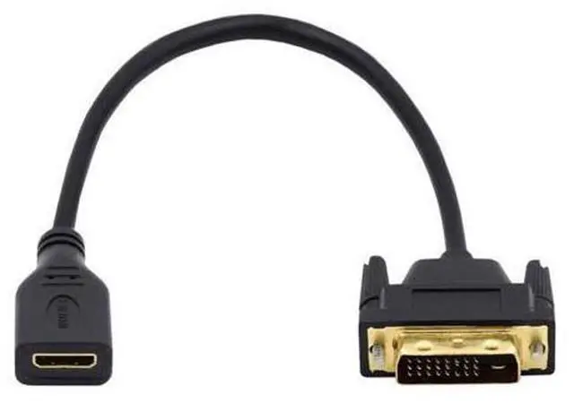 Main image of HKCY DVI 24+1 Male to Mini HDMI 1.4 Type-C 4K Female Extension Cable for Computer HDTV Graphics Card UHD