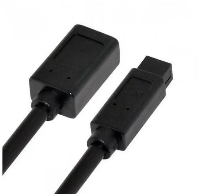 Main image of SM IEEE 1394 6Pin Female to 1394b 9Pin Male Firewire 400 to 800 Cable 20cm