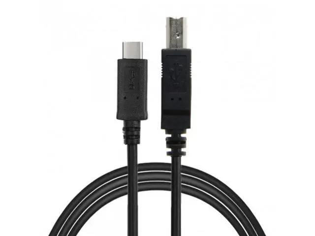 Alt view image 2 of 7 - SM USB-C USB 3.1 Type C Male to USB 2.0 B Type Male Data Cable for Cell Phone & Mac & Laptop