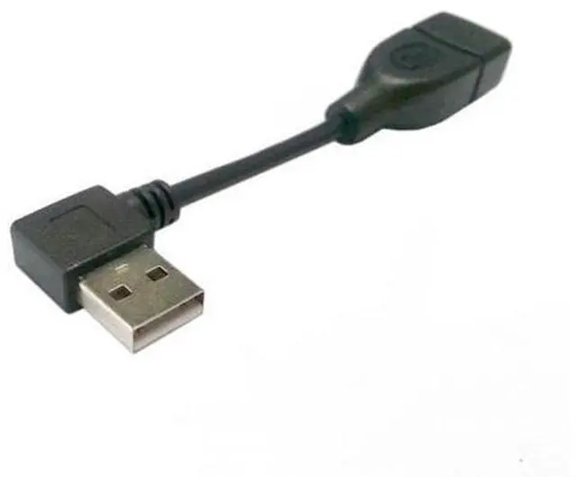 Main image of SM 480M USB 2.0 Left Angled 90 degree A type male to Female extension cable 10cm