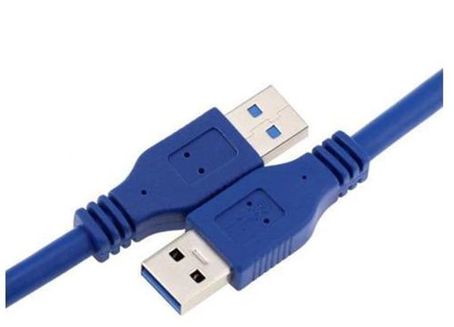 Alt view image 3 of 6 - SM New Super USB 3.0 Standard A Type Male to A Type Male Cable 1m