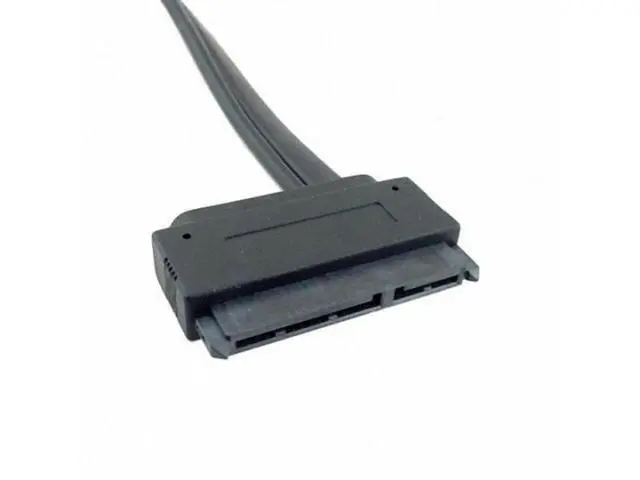 Alt view image 5 of 7 - HKCY SA-009 50cm Dual Power 12V and 5V eSATAp Power ESATA USB 2.0 combo to 22Pin SATA cable for 2.5" 3.5" Hard Disk Drive