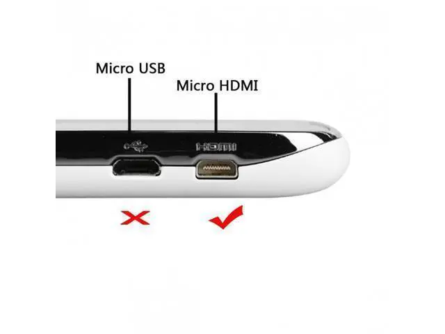 Alt view image 7 of 7 - SM Micro HDMI male to HDMI female Adapter short Cable 10cm for XOOM Droid X