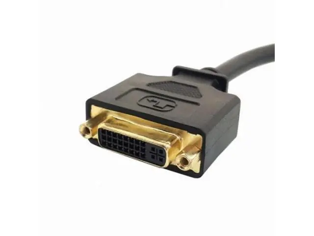 Alt view image 3 of 7 - DVI Female to HDMI Male Adapter Converter Cable For PC Laptop HDTV 10cm