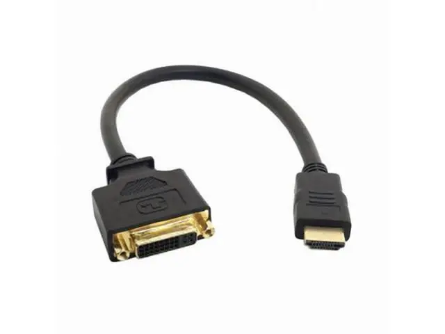 Alt view image 2 of 7 - DVI Female to HDMI Male Adapter Converter Cable For PC Laptop HDTV 10cm