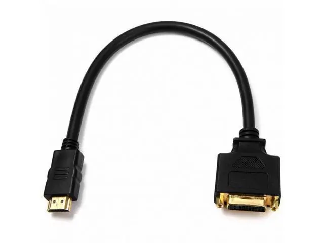 Alt view image 6 of 7 - DVI Female to HDMI Male Adapter Converter Cable For PC Laptop HDTV 10cm