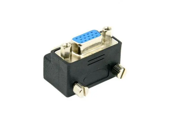 Alt view image 4 of 7 - SM 270 Degree Right Angled VGA SVGA 15pin Male To Female extension Adapter