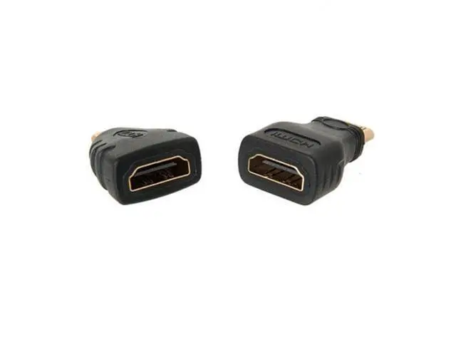 Alt view image 3 of 5 - SM HDMI Source to VGA Female Output Cable with Micro & Mini HDMI Adapter for Projector Monitor PC Laptop Black