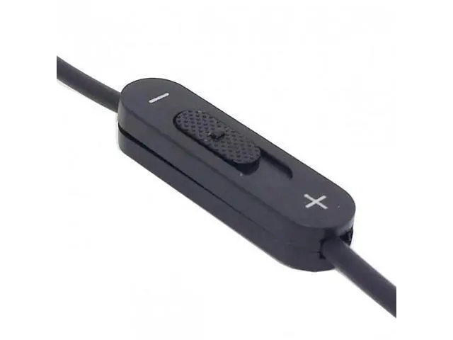 Alt view image 5 of 7 - SM Black 3.5mm Stereo Male to Double 3.5mm Female Audio Headphone Y Splitter Cable with Volume Switch