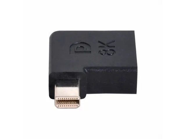 Alt view image 2 of 7 - Angled Mini DisplayPort 1.4 Male to DP Female 8K 60hz Adapter Ultra-HD UHD 4K 144hz 7680*4320 for Video PC Laptop Monitor