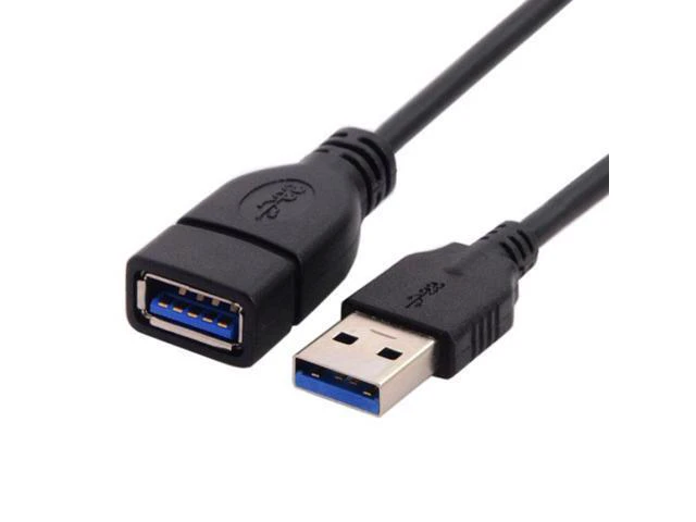 Alt view image 2 of 6 - SM USB 3.0 Type-A Male to USB 3.0 Type-A Female Extension Cable 20cm 5Gbps