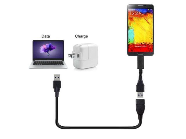 Alt view image 4 of 6 - SM USB 3.0 Type-A Male to USB 3.0 Type-A Female Extension Cable 20cm 5Gbps