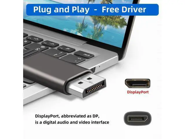 Alt view image 3 of 7 - Angled Mini DisplayPort 1.4 Male to DP Female 8K 60hz Adapter Ultra-HD UHD 4K 144hz 7680*4320 for Video PC Laptop Monitor