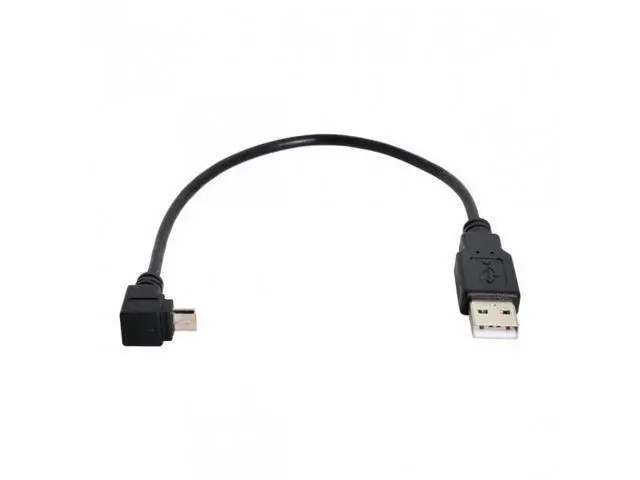 Alt view image 4 of 7 - SM up angled 90 degree Micro USB Male to USB Data Charge Cable for i9500 9300 N7100