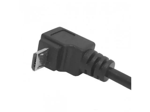 Alt view image 6 of 7 - SM up angled 90 degree Micro USB Male to USB Data Charge Cable for i9500 9300 N7100