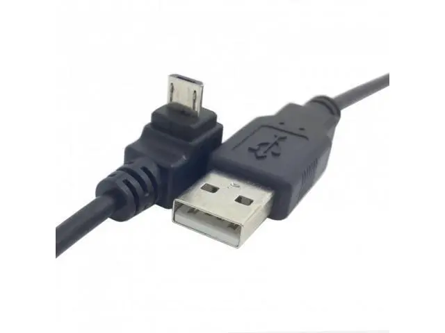 Alt view image 7 of 7 - SM up angled 90 degree Micro USB Male to USB Data Charge Cable for i9500 9300 N7100