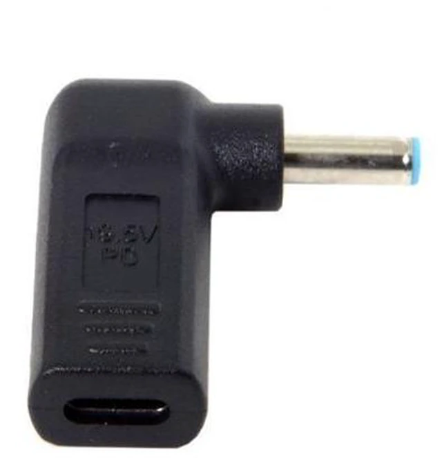 Alt view image 3 of 4 - USB 3.1 Type C USB-C to 4.5*3.0mm Adapter 90 Degree UC-112-4530HP