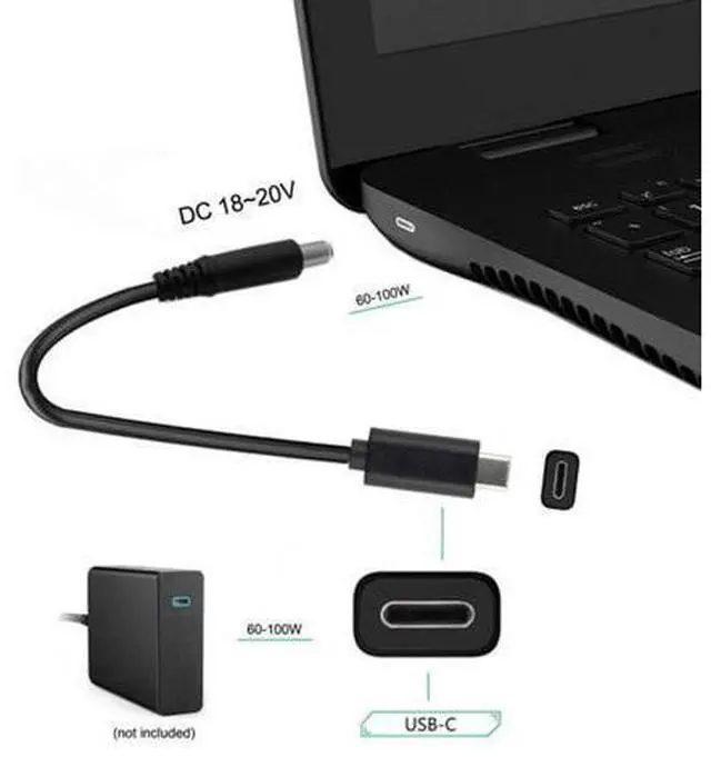 Main image of SM Type C USB-C Input to DC 7.4*5.0mm Power PD Charge Cable for Laptop 18-20V
