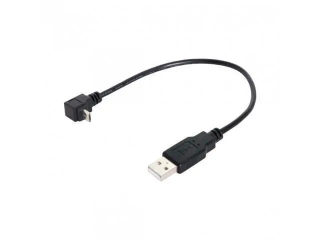 Alt view image 5 of 7 - SM up angled 90 degree Micro USB Male to USB Data Charge Cable for i9500 9300 N7100