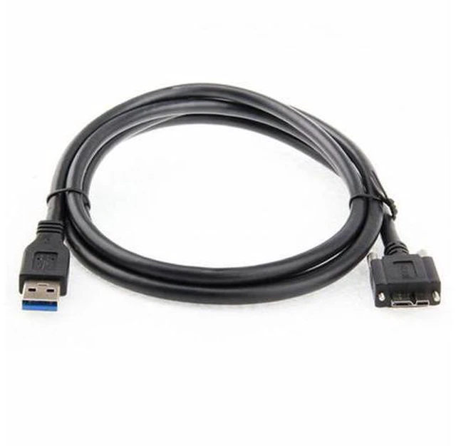 Alt view image 5 of 7 - USB 3.0 A type Cable Male to Micro USB 3.0 B Male with Mount Panel Screws for Hard Disk Mobile Phone