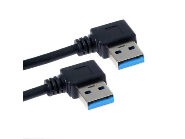 Alt view image 3 of 7 - CYSM USB 3.0 Type-A 90 Degree Right Angled to Right Angled Data Cable for Hard Disk Computer
